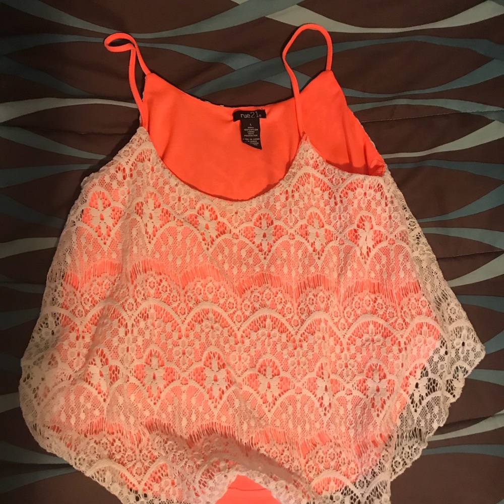 Laced crop top